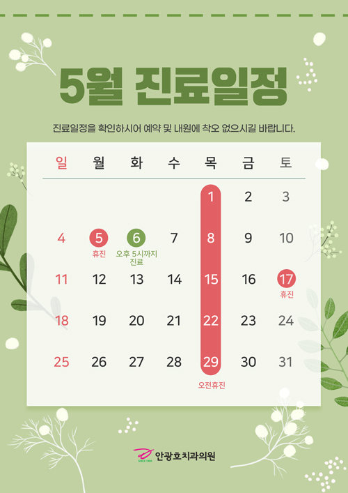 진료일정